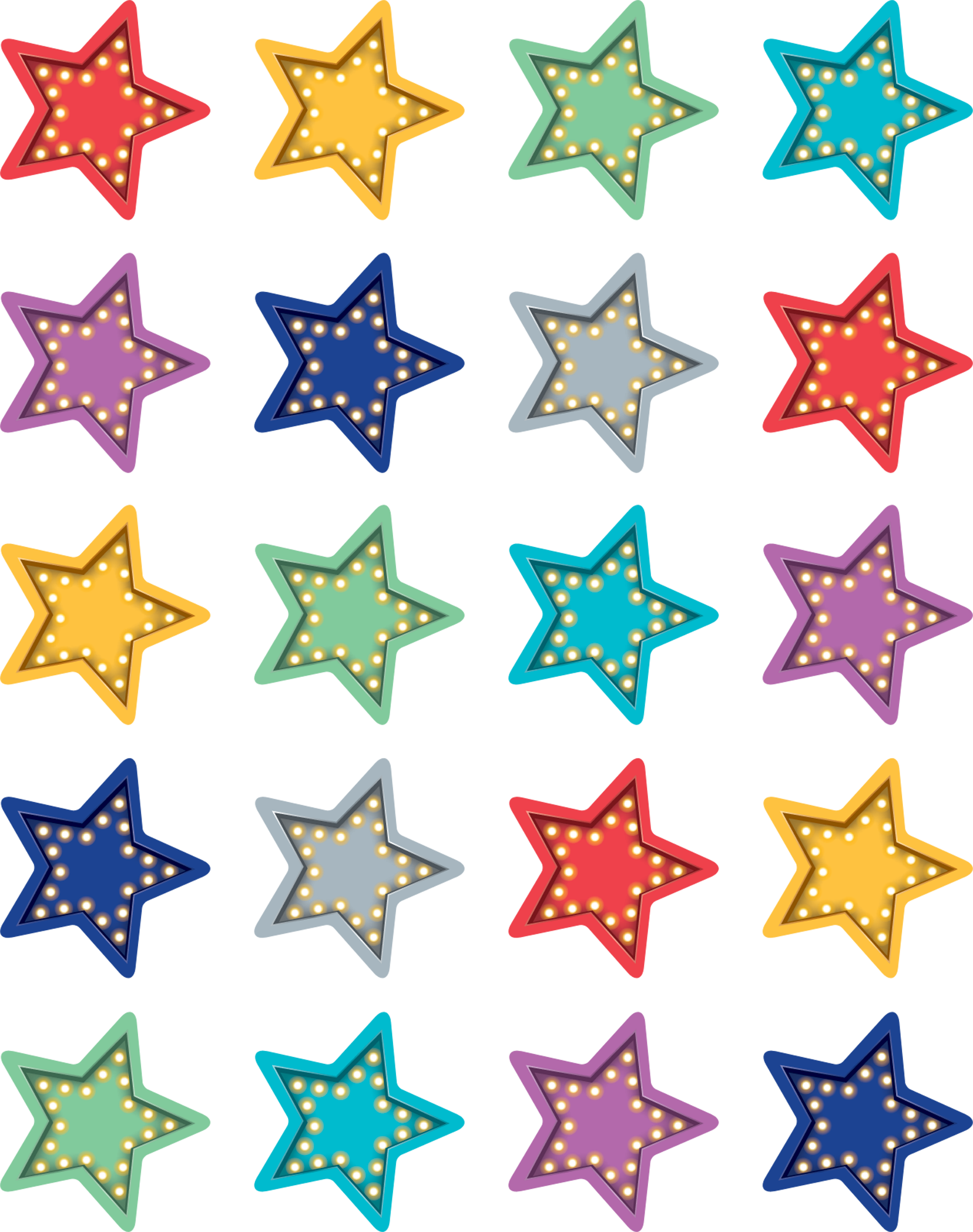 Красивые звездочки для оформления Pin on Marquee Classroom Decorations