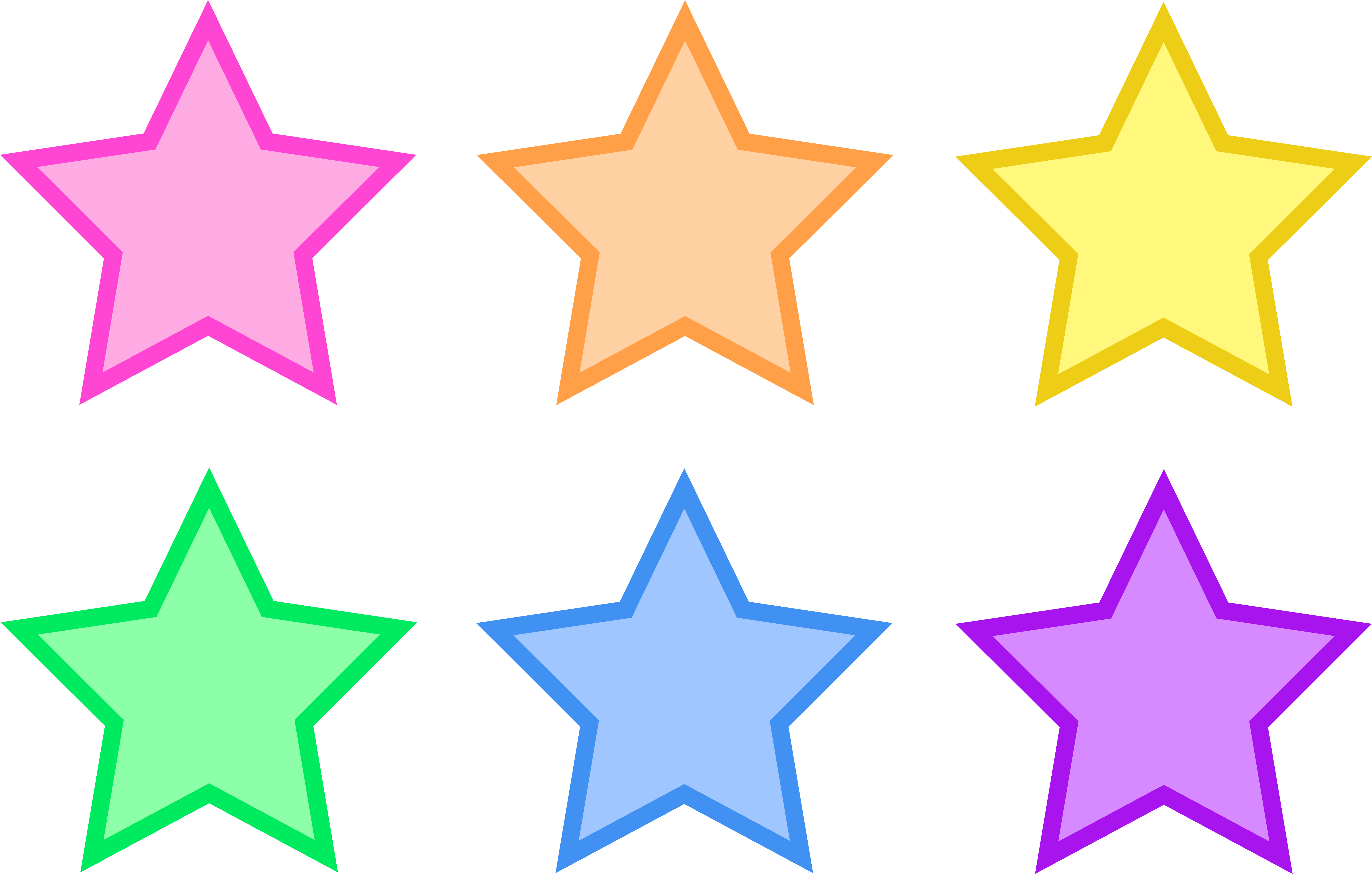 Красивые звездочки для оформления текста Cute Free Clip Art and Coloring Pages Free clip art, Star clipart, Art school su