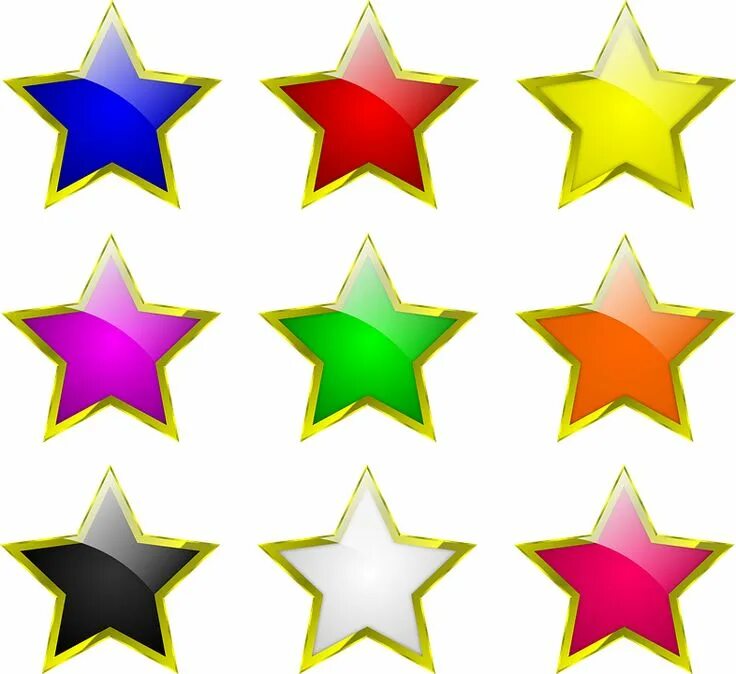 Красивые звезды для оформления Download Stars, Colours, Colors. Royalty-Free Stock Illustration Image Shingle c