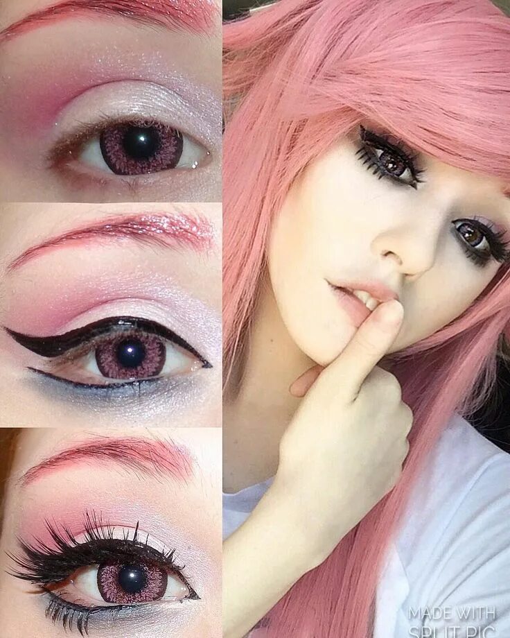 Красивый аниме макияж 5,083 Likes, 24 Comments - Strange Potatoes. (@tsuincos) on Instagram: "Here&#39