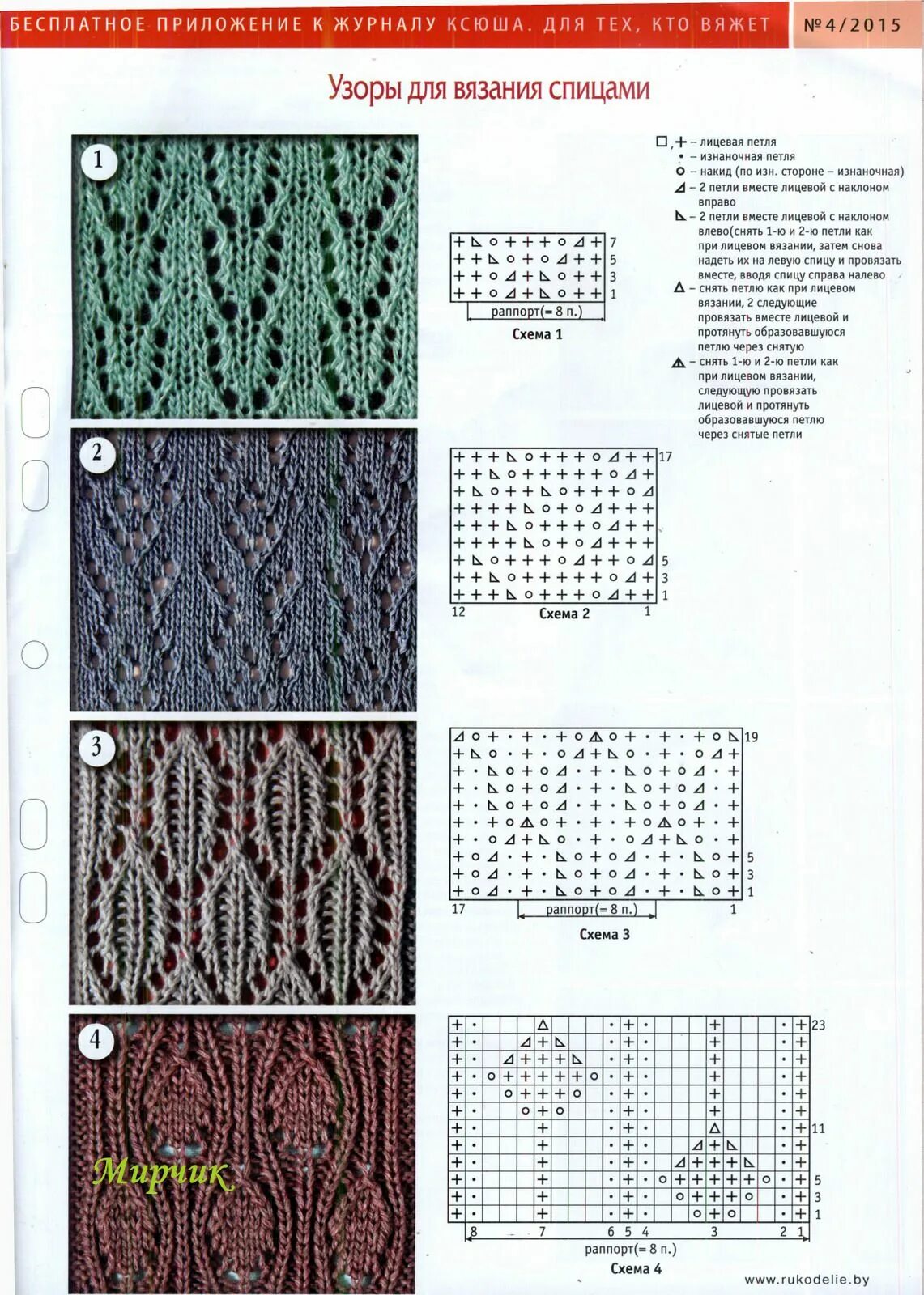 Красивый ажур спицами схемы и описание fast, simple image host Knitting patterns, Knitting paterns, Knitting charts