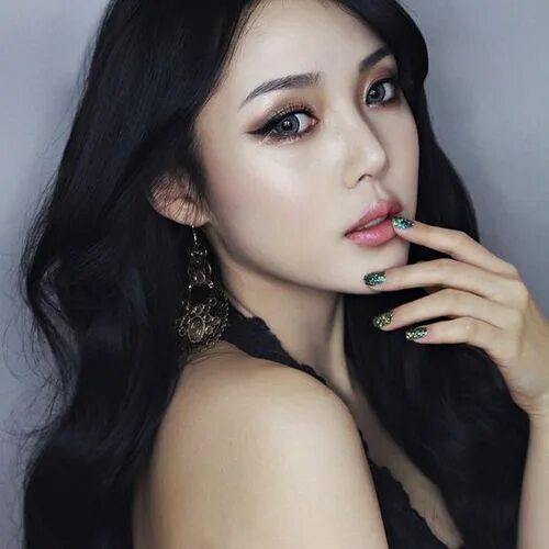 Красивый азиатский макияж Картинка с тегом "pony and makeup" แ ต ง ต า, แ ต ง ห น า ร บ ซ ม เ ม อ ร, ก า ร
