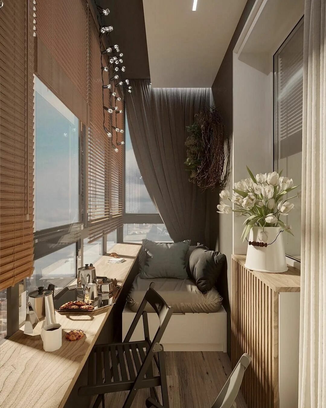 Красивый балкон в квартире дизайн фото 40 классно оформленных лоджий Interior balcony, Home interior design, Small balc