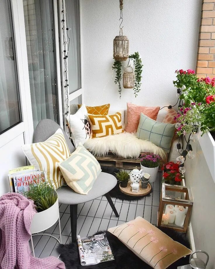 Красивый балкон в квартире идеи фото 10 Narrow Balcony Decoration Ideas - Crafome Balcony decor, Decor, Narrow balcon