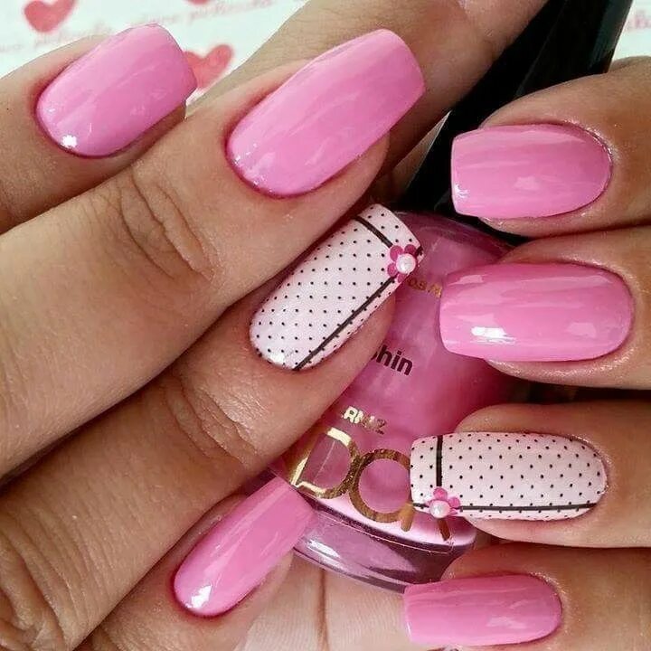 Красивый бело розовый маникюр Pin by Lisa Turner-Prince on PRETTY NAILS Trendy nail art designs, Summer nails 