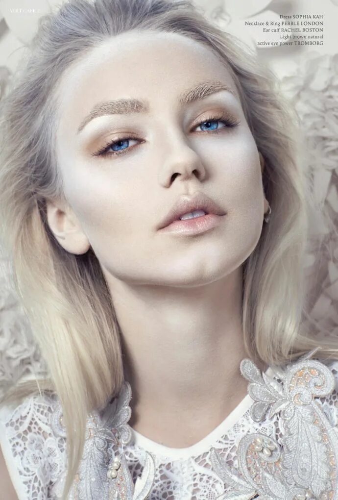 Красивый белый макияж Miss White - Volt Café by Volt Magazine White makeup, Queen makeup, Editorial ma