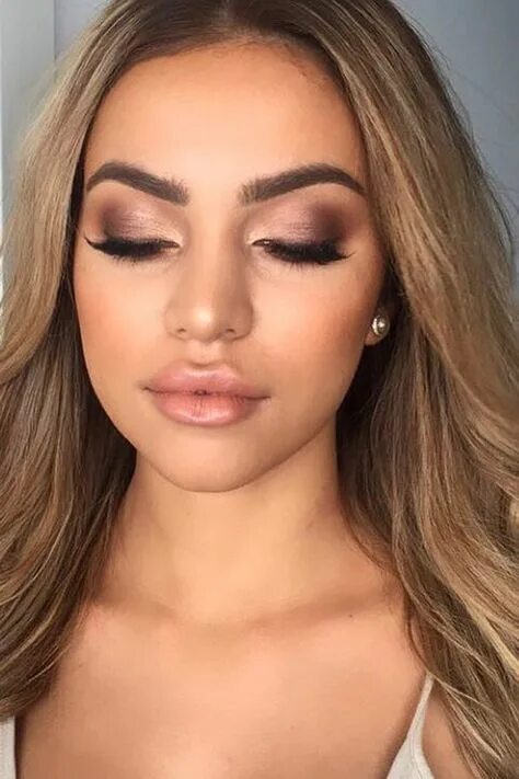 Красивый бежевый макияж 10 популярных идей на тему "neutral makeup looks with pink" для вдохновения