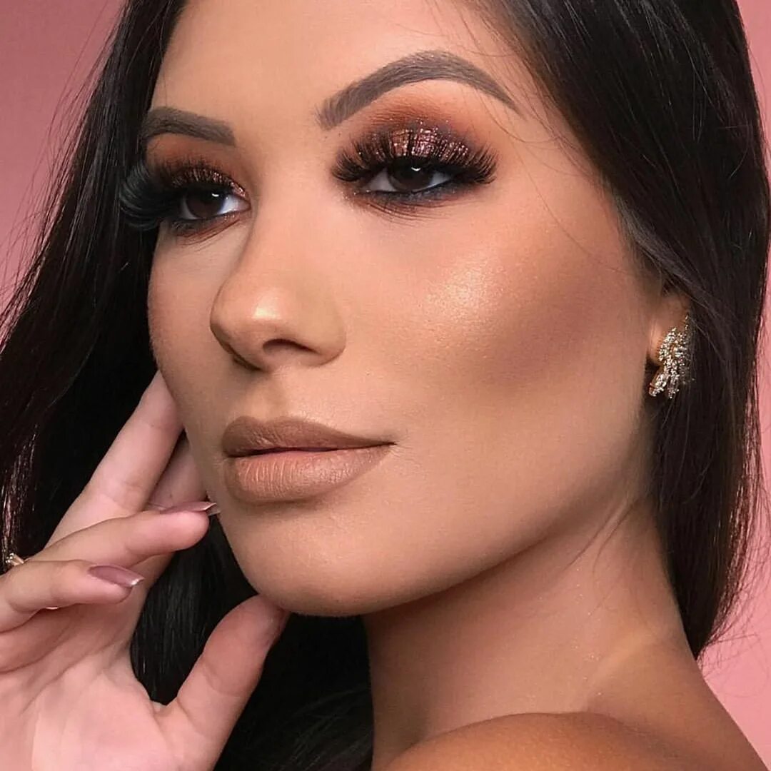 Красивый бежевый макияж Perfeição por @camilacostamakeup ❤ #makeup #instagram #makeupjunkie #makeuplover