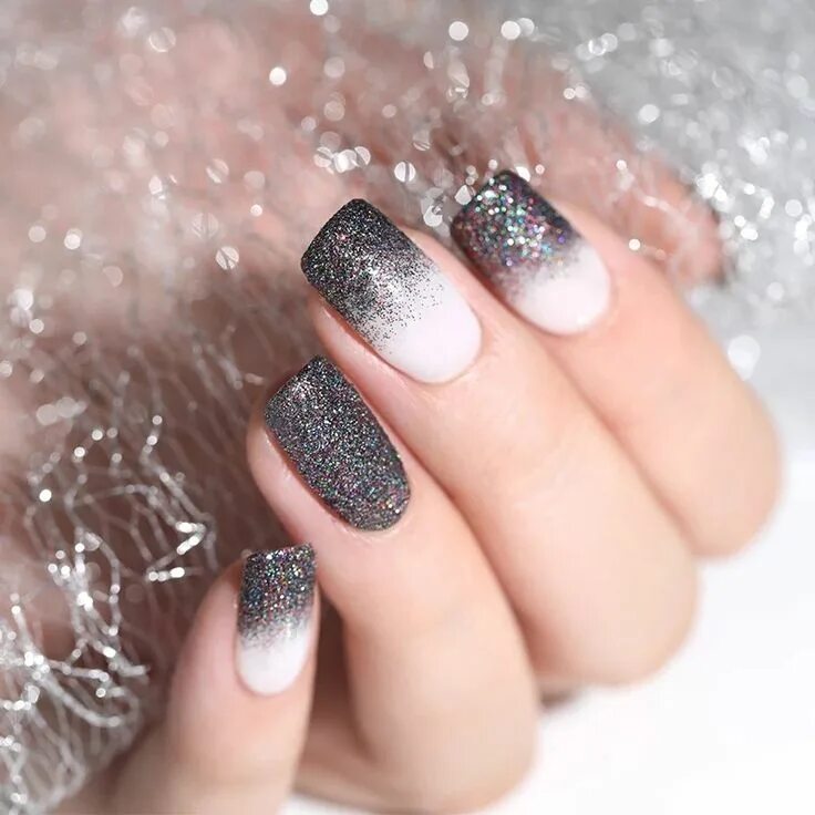 Красивый блестящий маникюр Glittery Nail Art Shiny nails glitter, Perfect nails, Pretty nails