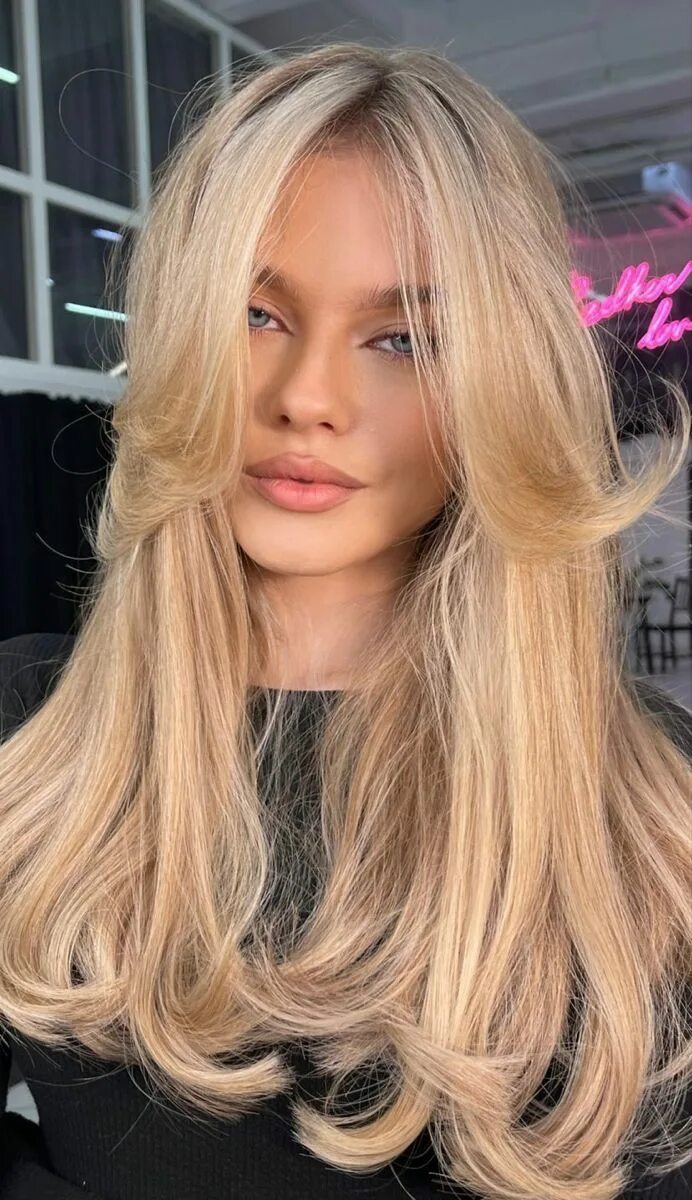 Красивый блонд фото на средние волосы Pin on Clockwork Trendy hair color, Honey blonde hair, Blonde hair looks
