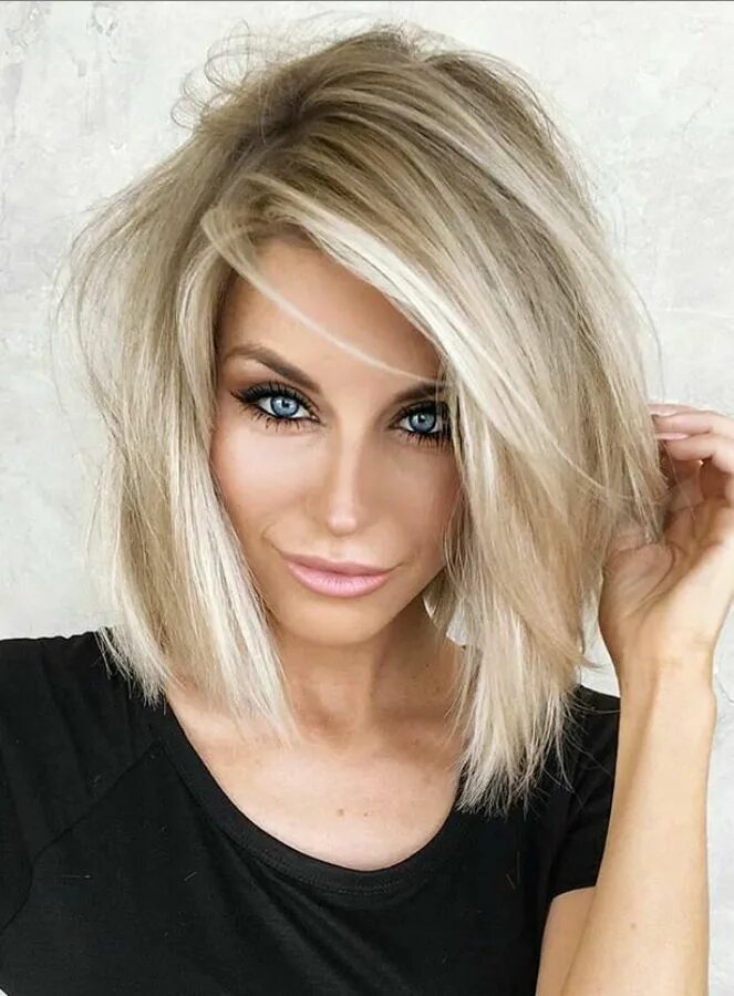 Красивый блонд фото на средние волосы 40 Short Haircuts to Inspire You for the New Year - Page 30 of 40 - Lily Fashion