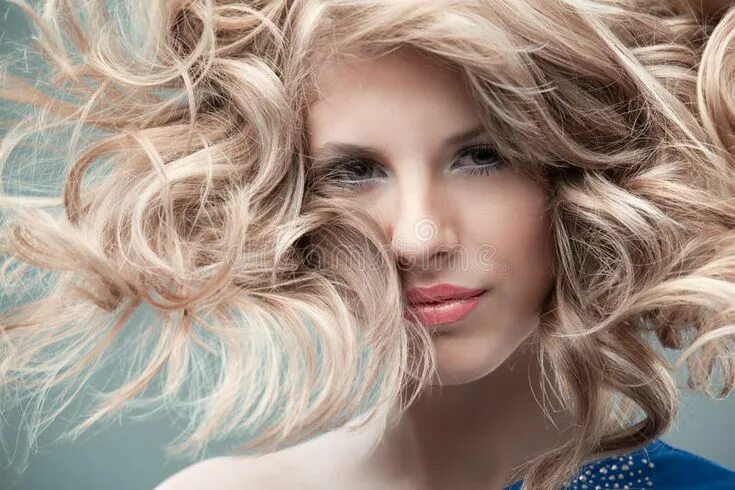 Красивый блонд фото на средние волосы Fashion Portrait Curly Blonde Stock Image - Image of natural, long: 19525687 Bra