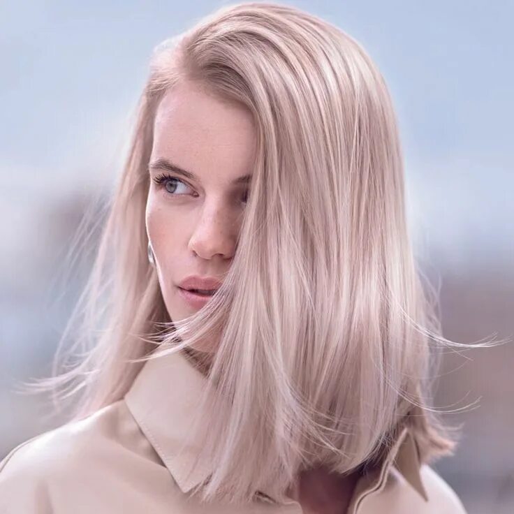 Красивый блонд фото на средние волосы Tutto il vocabolario delle sfumature biondo cenere (aaa capelli invernali) Glamo