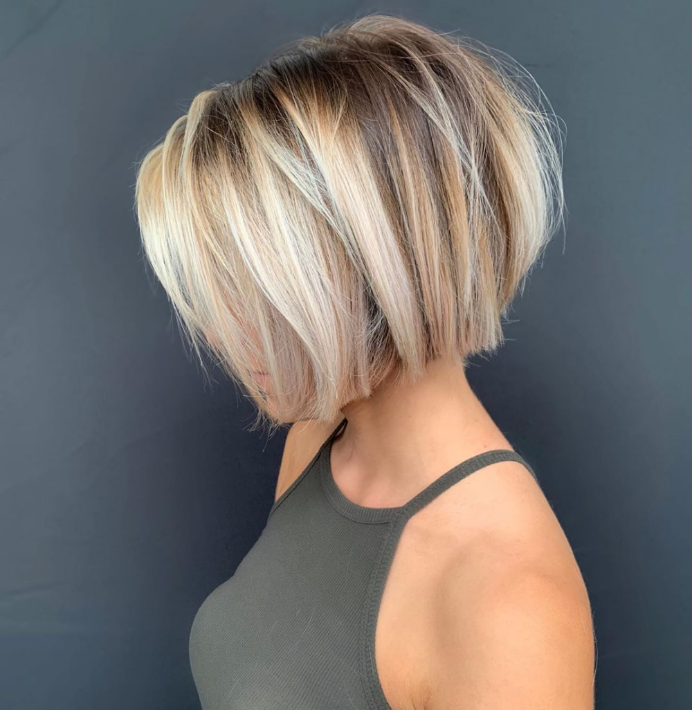 Красивый боб фото Carolynn Judd (@styled_by_carolynn) * Instagram photos and videos Kapsels, Kapse