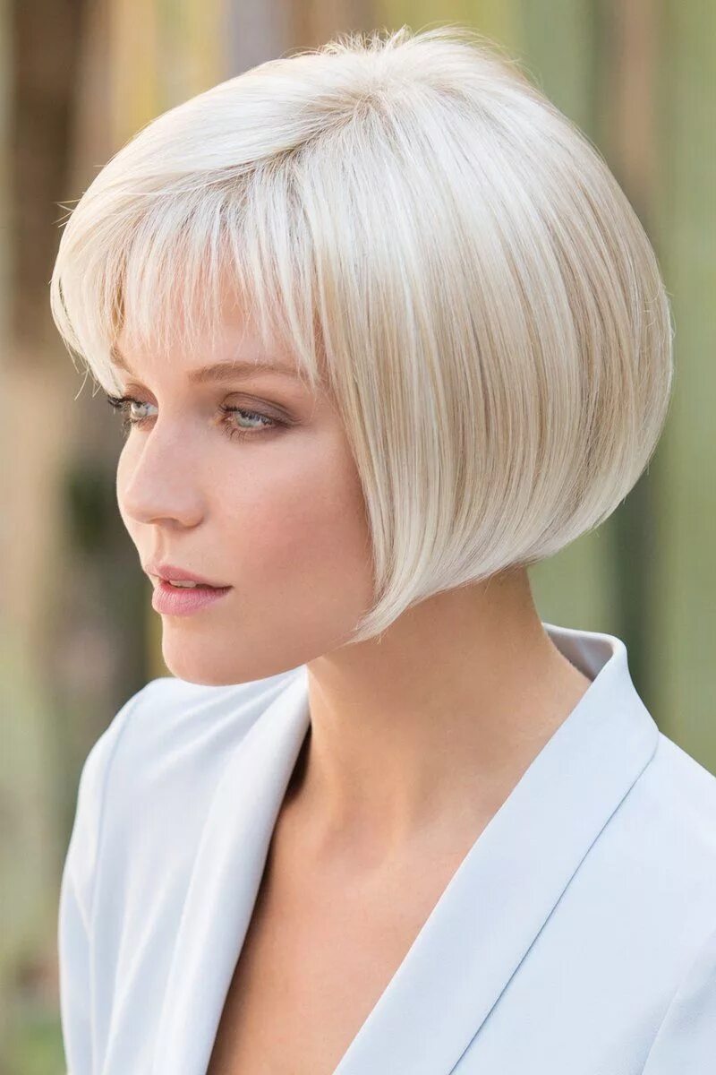 Красивый боб стрижка фото Classic bob with textured fringe. Synthetic Wig.Length: Crown 9", Nape 2", Fring