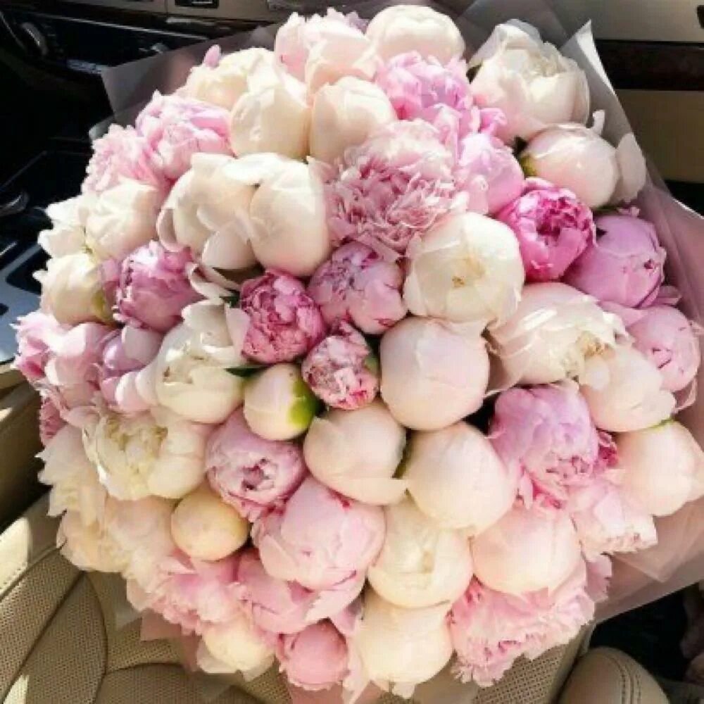 Красивый букет пионов фото Букет мечты, Артикул: А56302504 - 49000 RUB, доставка по городу за 5 ч Flowwow -