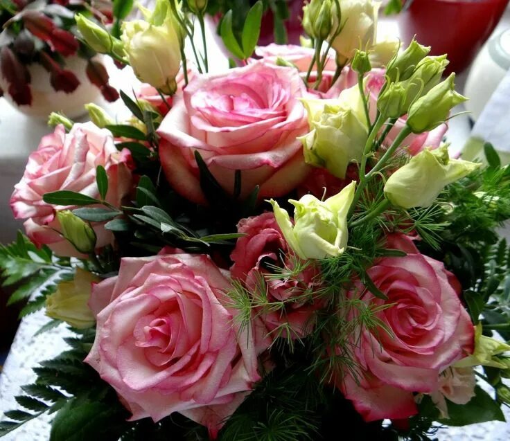 Красивый букет цветов фото в хорошем Красивые живые цветы - 61 фото Flowers, Rose, Plants