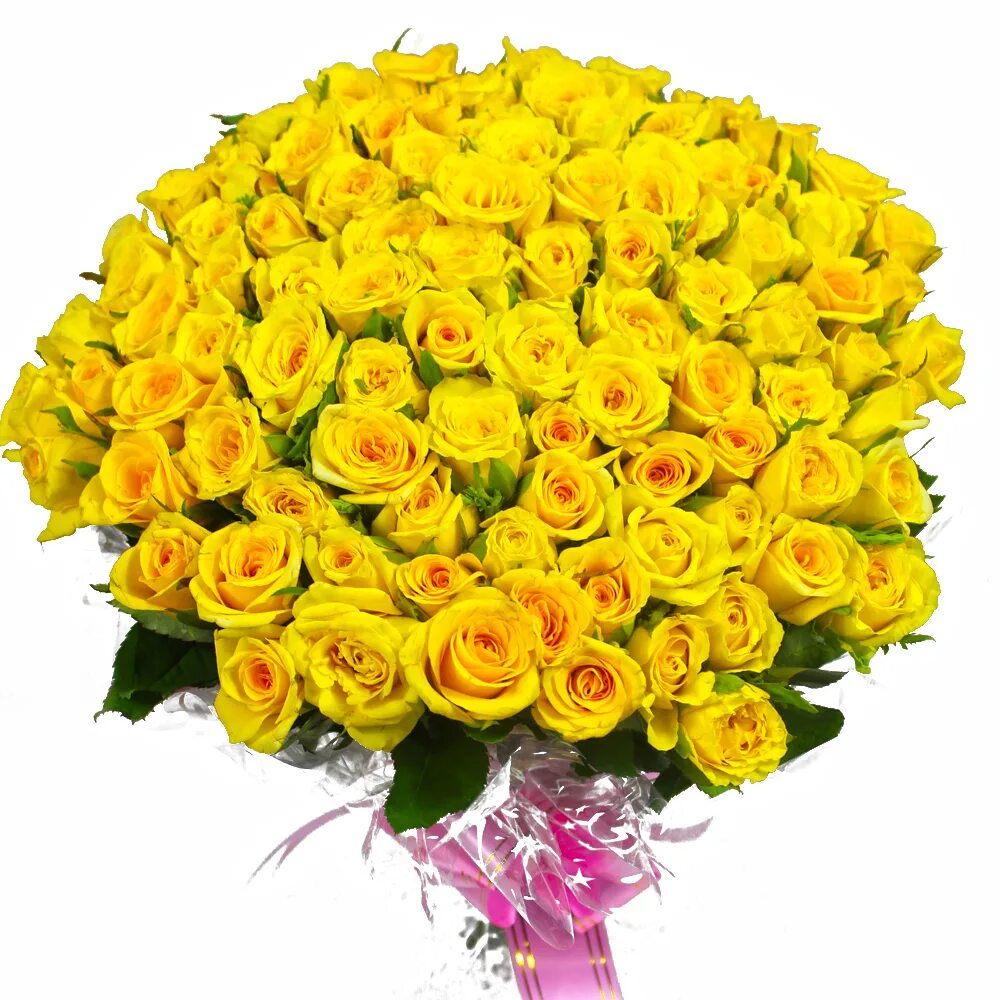 Красивый букет желтых роз фото 100 Yellow Roses Bouquet @ Best Price Giftacrossindia