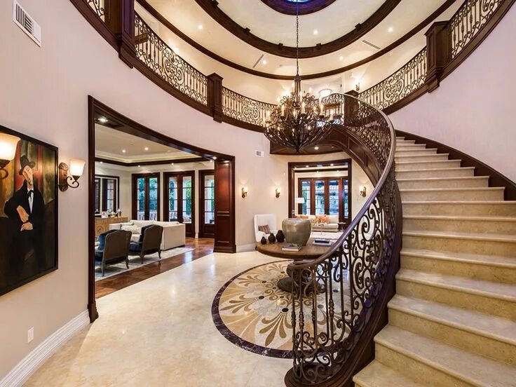 Красивый частный дом внутри фото Home in Beverly Hills interior