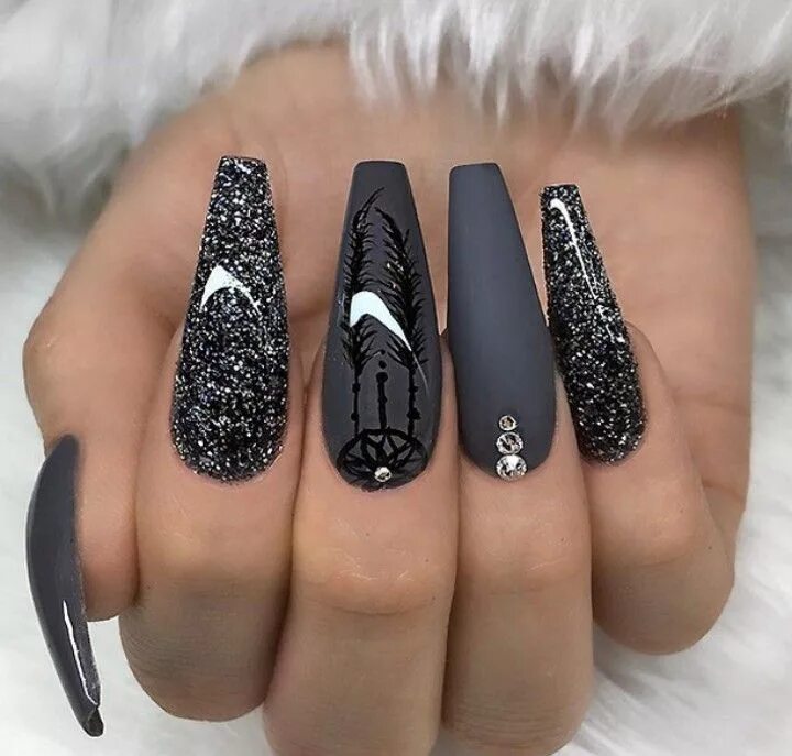 Красивый черный дизайн ногтей фото Pin by Alejandra Geminiano Rodriguez on Coquetas Gorgeous nails, Gel nails, Coff