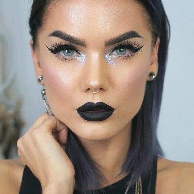 Красивый черный макияж 34 swoon-worthy looks from Kat Von D’s Alchemist palette Linda hallberg, Makeup 