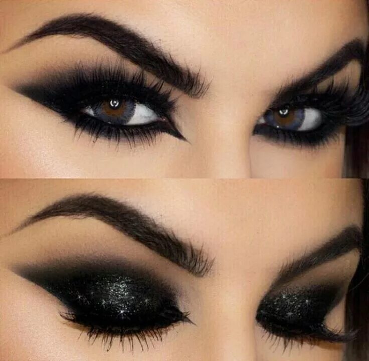 Красивый черный макияж глаз Loading... Dark eye makeup, Smokey eye makeup, Eye makeup tutorial