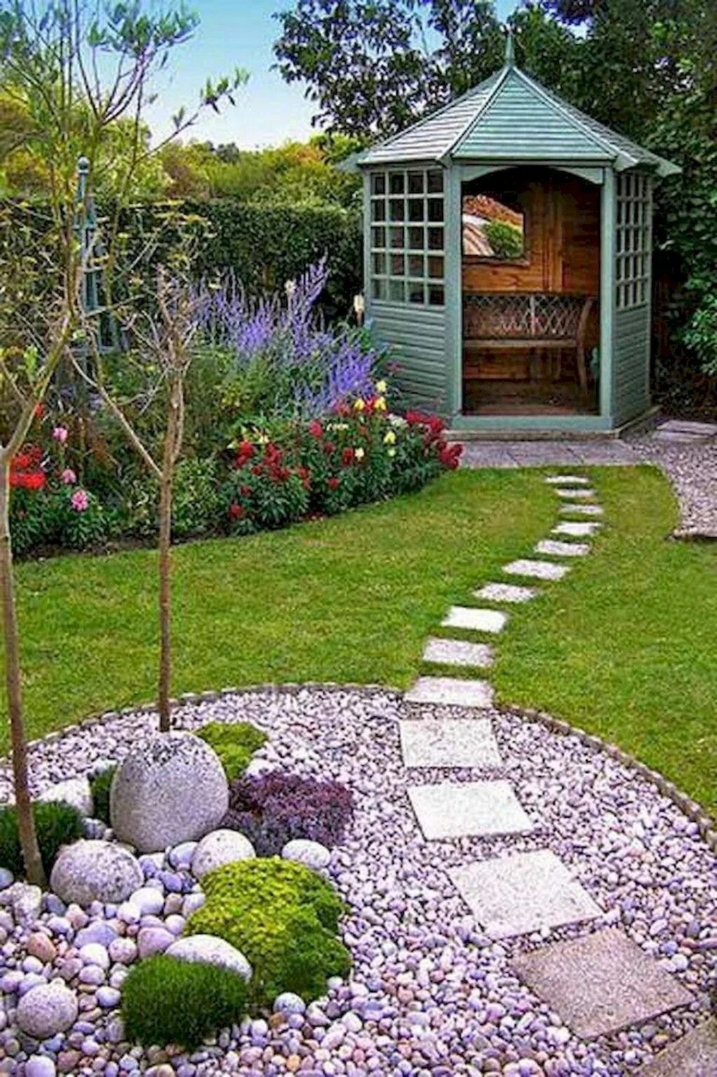 Красивый дачный дизайн фото 65 Stunning Front Yard Pathways Landscaping Ideas - homixover.com #landscapingde