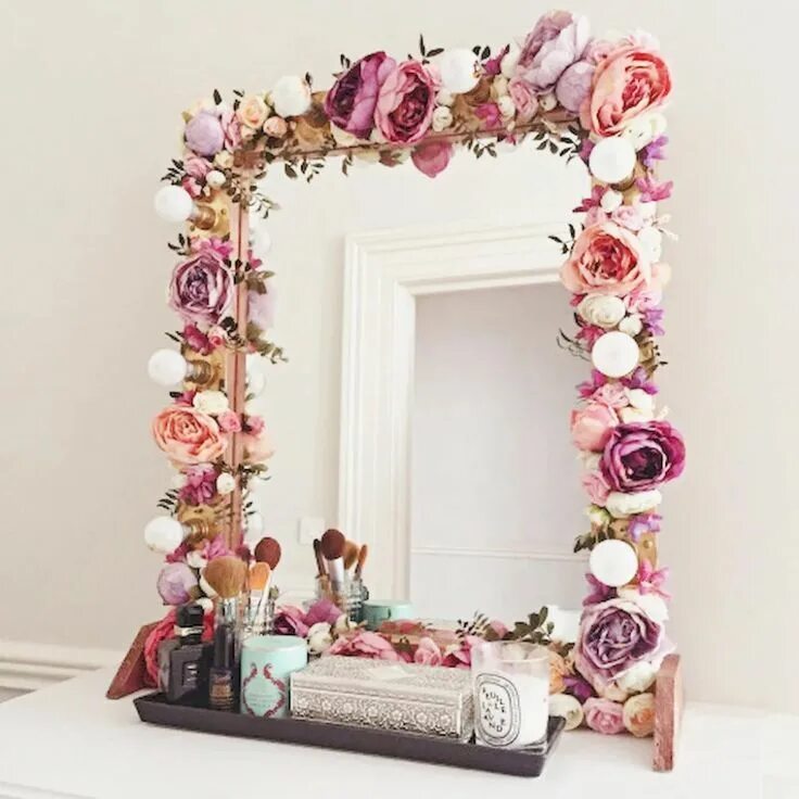 Красивый декор дома своими руками 20 Increíbles marcos de fotografía que puedes hacer sin gastar mucho Diy flower 