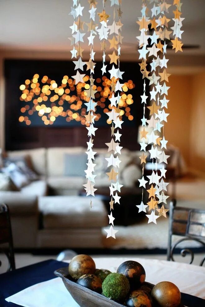 Красивый декор дома своими руками Moon & Stars Birthday Party Feature Holiday decor, Christmas decorations, Paper 