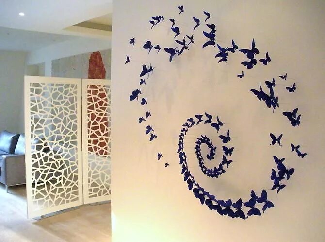 Красивый декор стен своими руками Paul Villinski - Morgan Lehman Gallery Butterfly wall decor, Butterfly wall art,