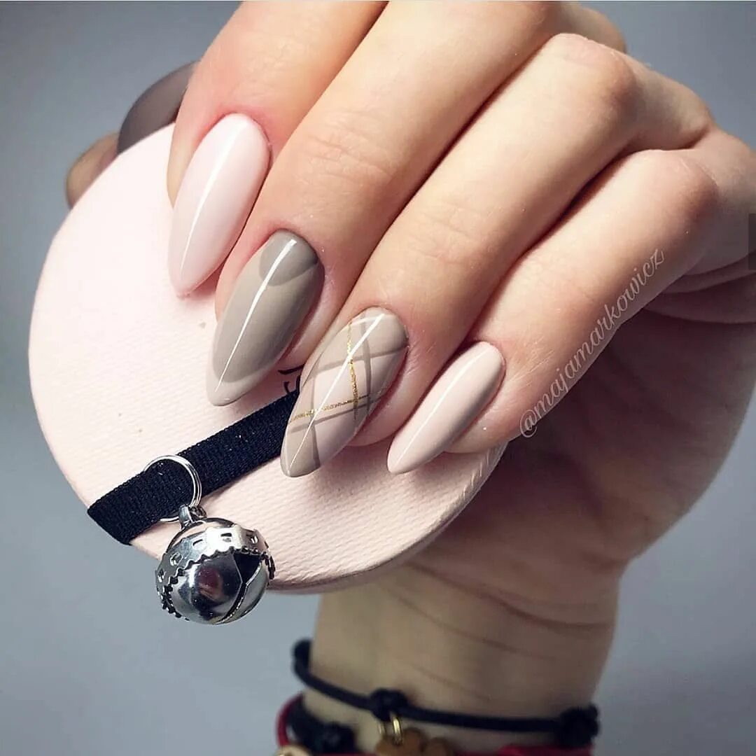 Красивый деловой маникюр 2024 Pin on NAILS - ALMOND, STILETTO AND OVAL SHAPE