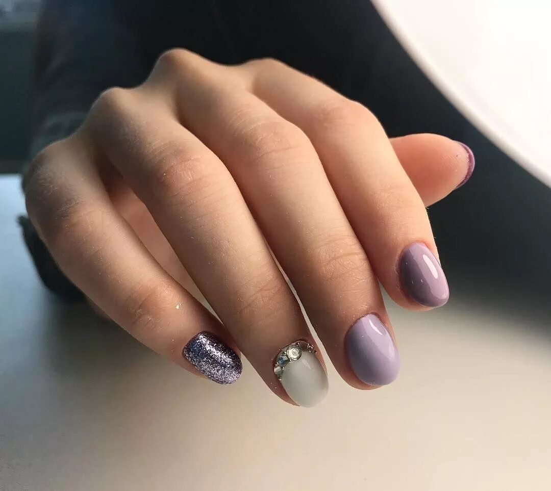 Красивый деловой маникюр 2024 Подборка офисных маникюров фото Strazi-Nail.ru