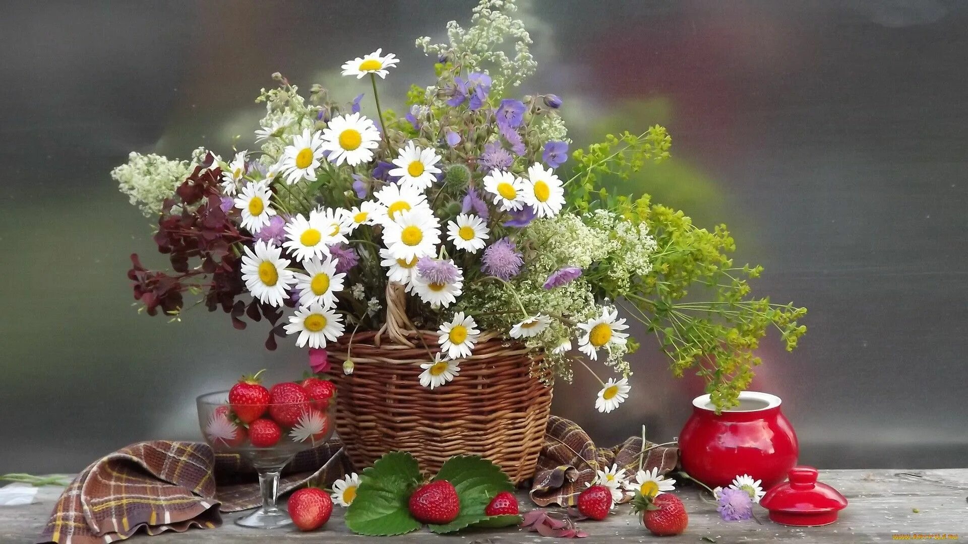 Красивый день фото картинки клубника натюрморт фото - Поиск в Google Flowers, Flower arrangements, Flower pa