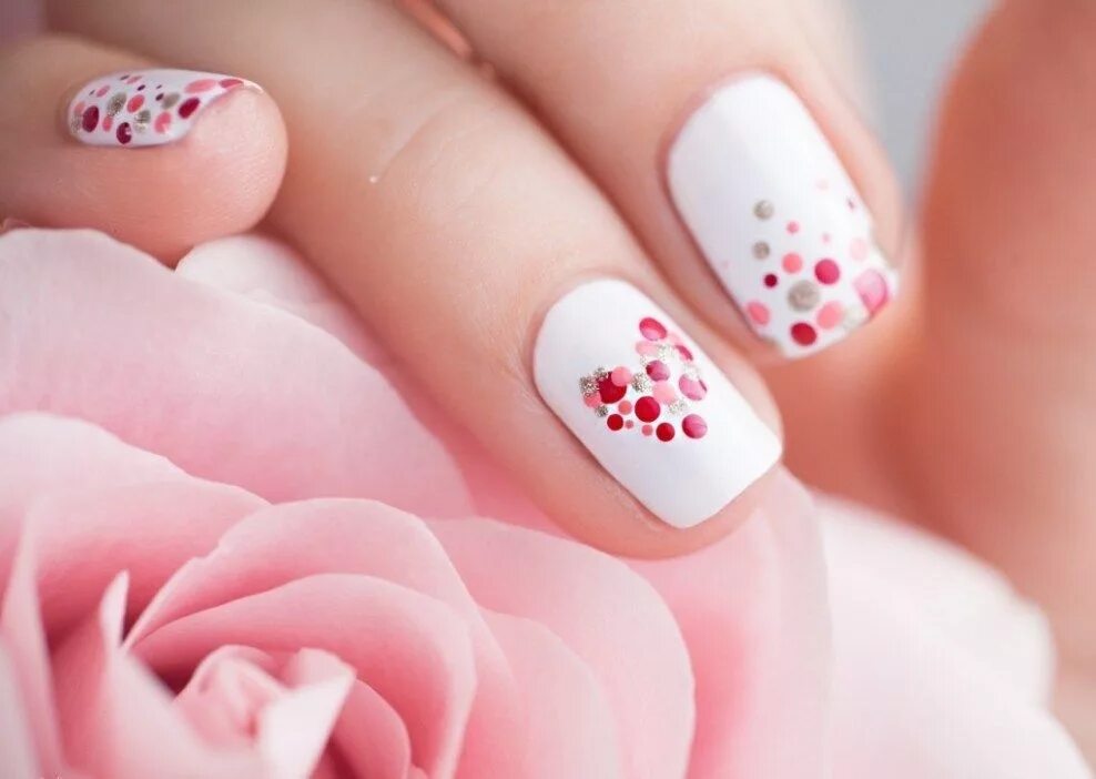 Красивый день маникюра valentines-day-nails 89 Most Fabulous Valentine's Day Nail Art Designs Heart nai
