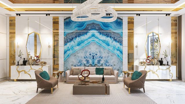 Красивый дизайн 2024 Agate In Home Decor And Interior Design Turquoise home decor, Agate decor interi