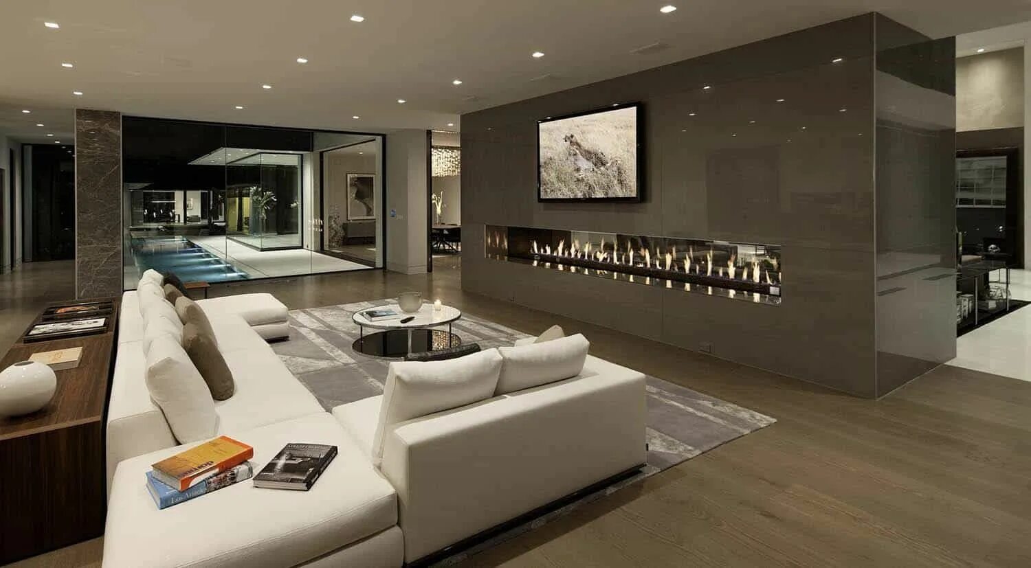 Красивый дизайн 2024 год Ultimate dream home with breathtaking views over the Los Angeles skyline Living 