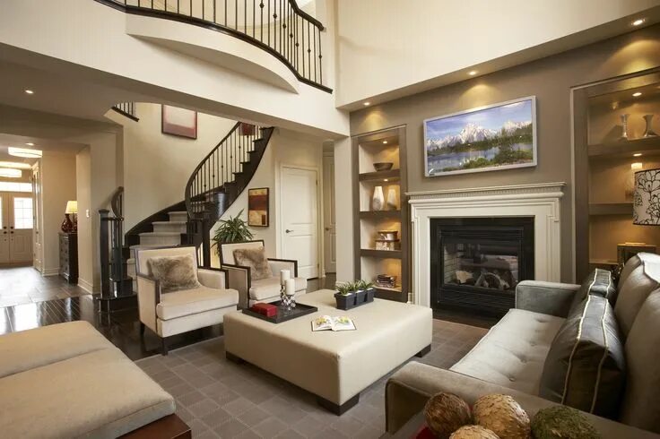 Красивый дизайн гостиной в доме National Homes - Building New Homes in the Greater Toronto Area Contemporary fam