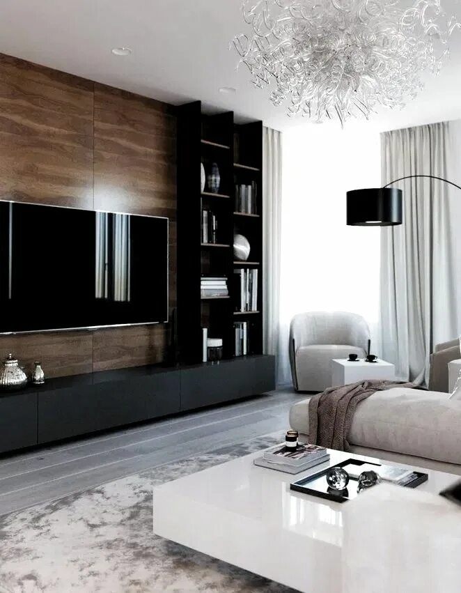 Красивый дизайн гостиной в стиле современный Pin by Efimkina I.n on Deco in 2020 Living room design modern, Cozy living room 