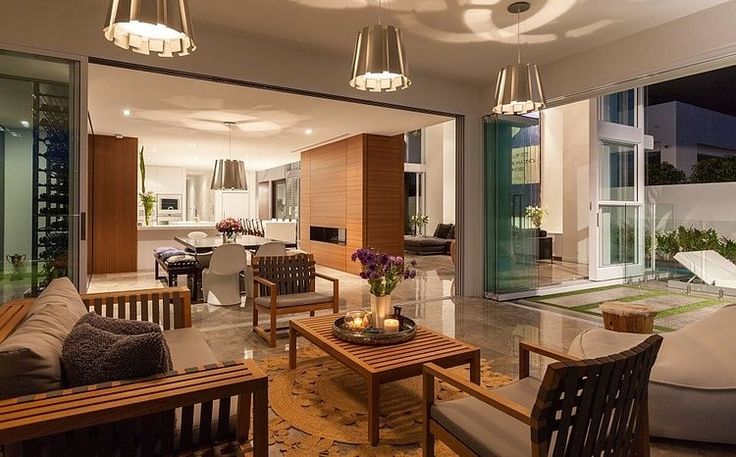 Красивый дизайн интерьера домов Promenade Residence by Bayden Goddard Design Architects HomeAdore Home interior 