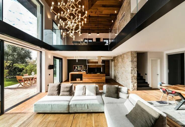 Красивый дизайн интерьера домов Contemporary Guidonia Montecelio residence designed by Studio ArchSIDE Contempor