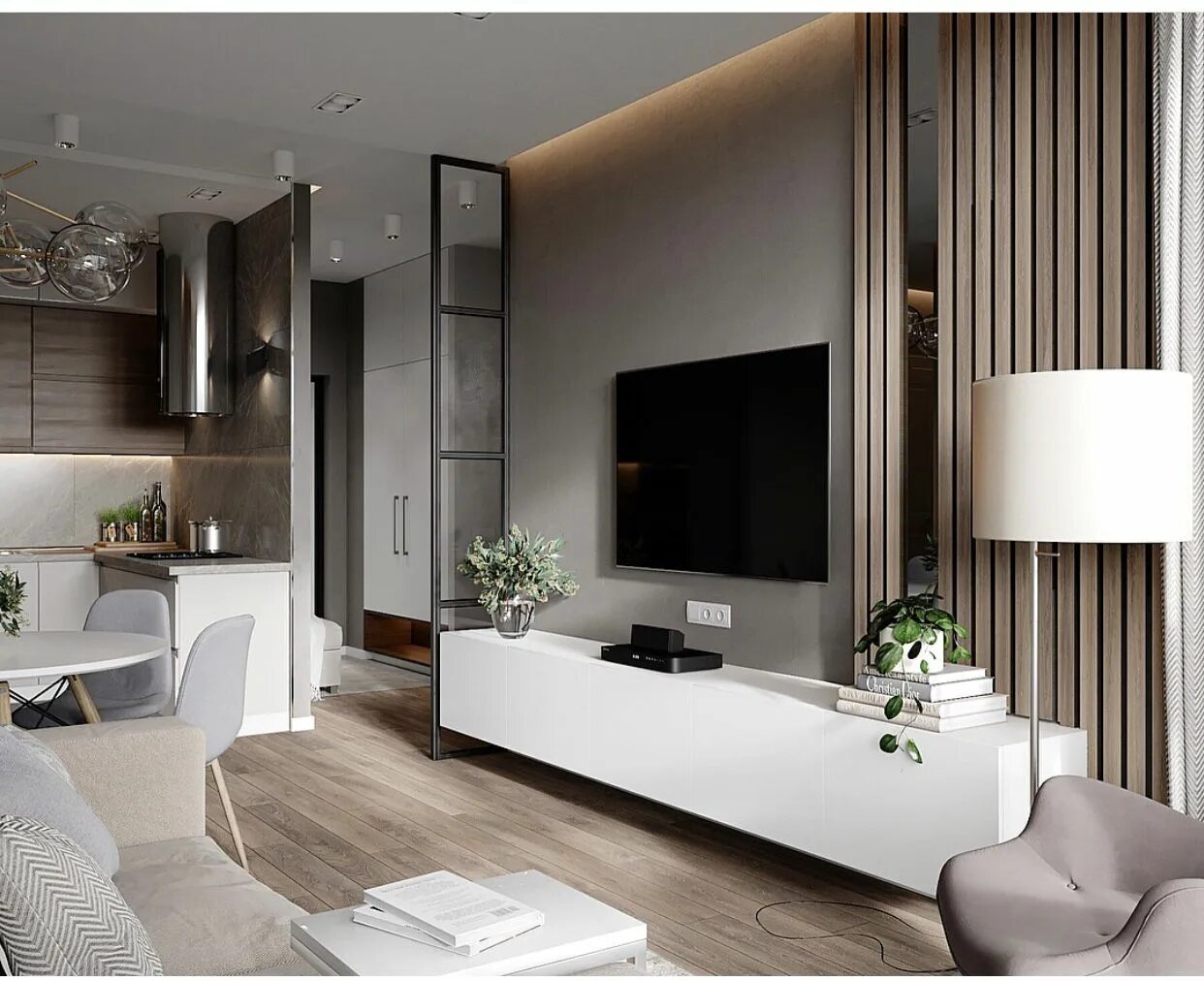 Красивый дизайн квартиры в современном стиле фото Pin by Alicia Gutiérrez Rodríguez on Salón Home interior design, Luxury living r