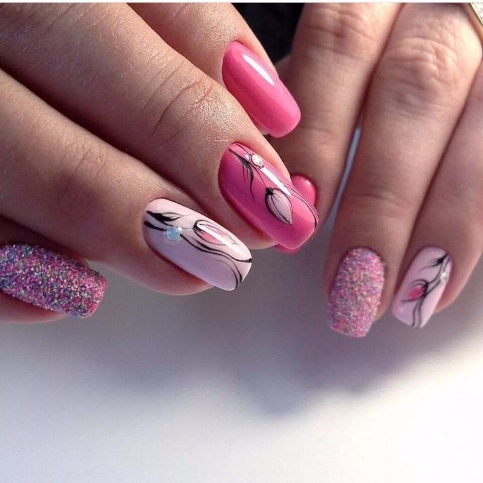 Красивый дизайн маникюра 2020 лето Nail Art #3407 - Best Nail Art Designs Gallery BestArtNails.com Best nail art de