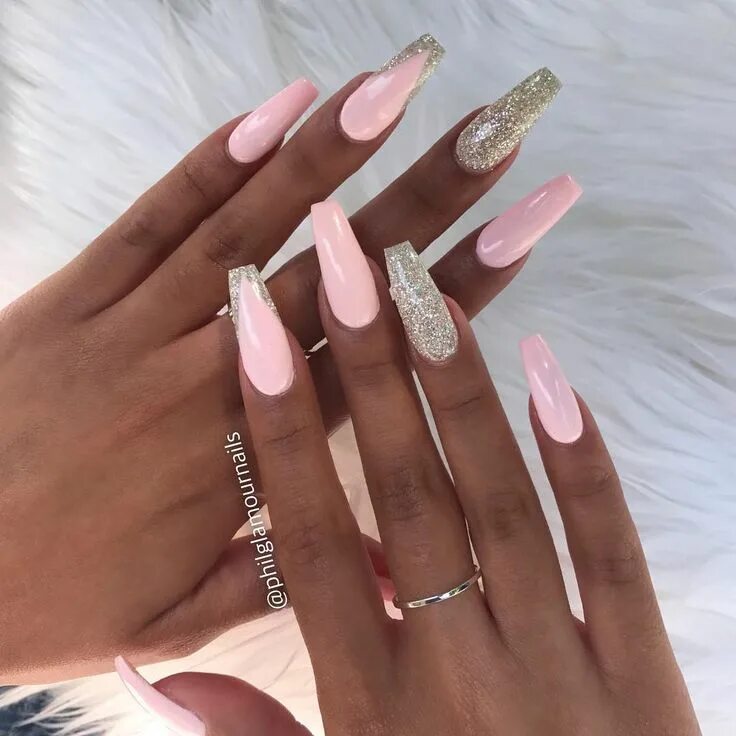 Красивый дизайн на длинные ногти GOALS 24 Nails That Are So Lit! HashtagNailArt.com Coffin nails long, Nails, Cof