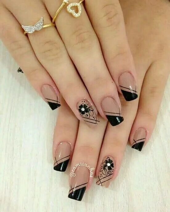 Красивый дизайн на квадратные ногти новинки Pin on Esmaltes e unhas decoradas Cute acrylic nails, Pretty nails, Nail art des