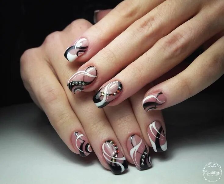 Красивый дизайн на квадратные ногти новинки Одноклассники Square nail designs, Nail art designs, Nail designs