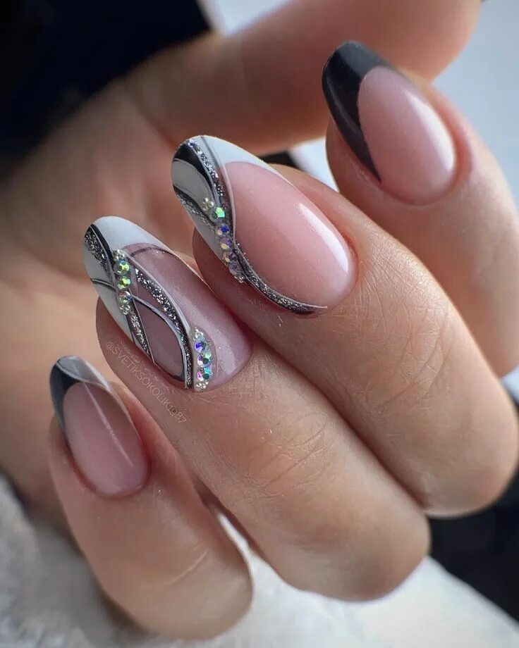 Красивый дизайн ногтей 2019 новинки френч Дизайн ногтей - Разное OK.RU Elegant nails, Gold nail designs, Nails