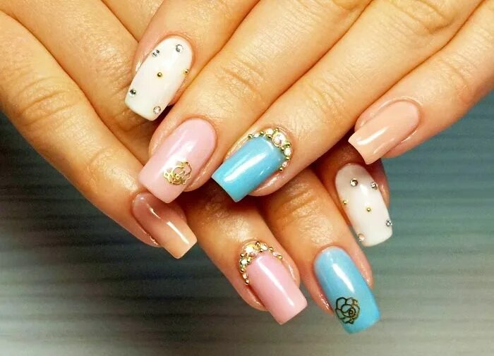 Красивый дизайн ногтей гель фото Comment faire ses ongles en gel à la maison : notre guide pas à pas Manucure gel