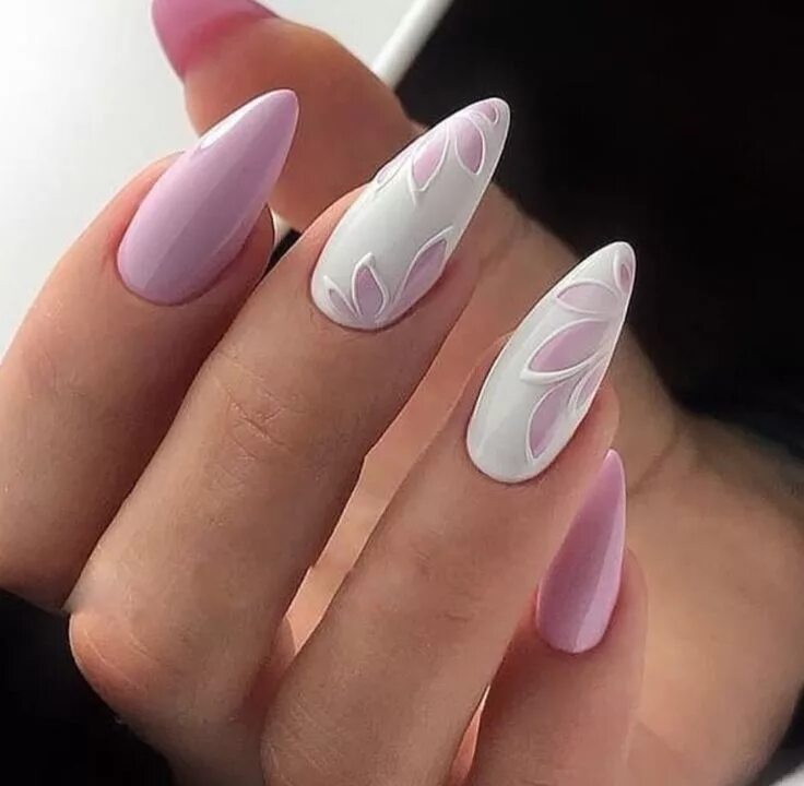 Красивый дизайн ногтей миндаль Pin by Mirela Aljic on Nails Stylish nails art, Nail manicure, Simple nails