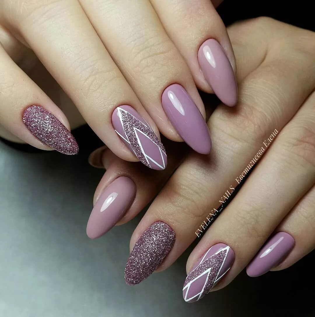 Красивый дизайн ногтей миндаль новинки 2024 Pin by Татьяна on Надо попробовать Oval nails designs, Oval nails, Manicure nail