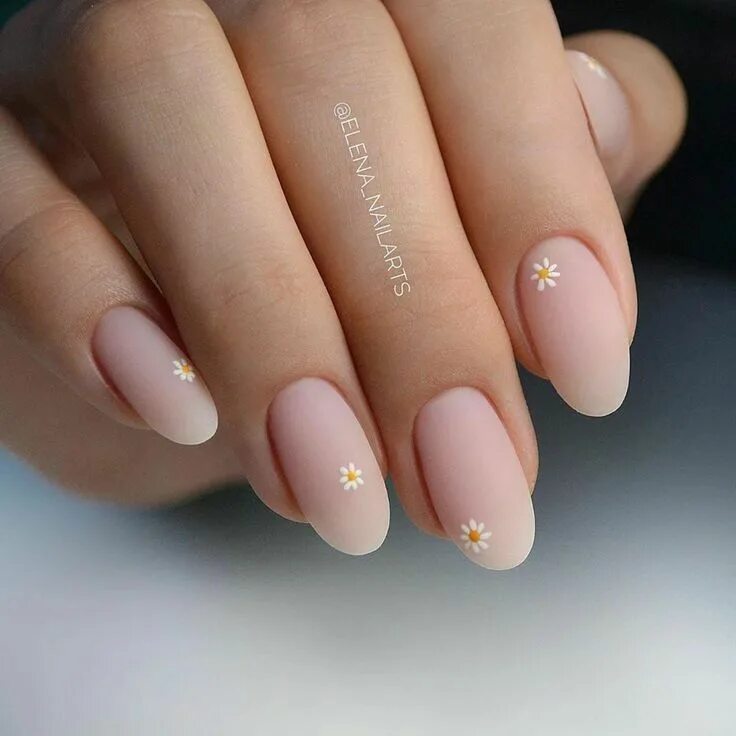 Красивый дизайн ногтей на короткие овальные ногти Pin by yaashushaa on u041Du043Eu0433u0442u0438 Almond acrylic nails designs
